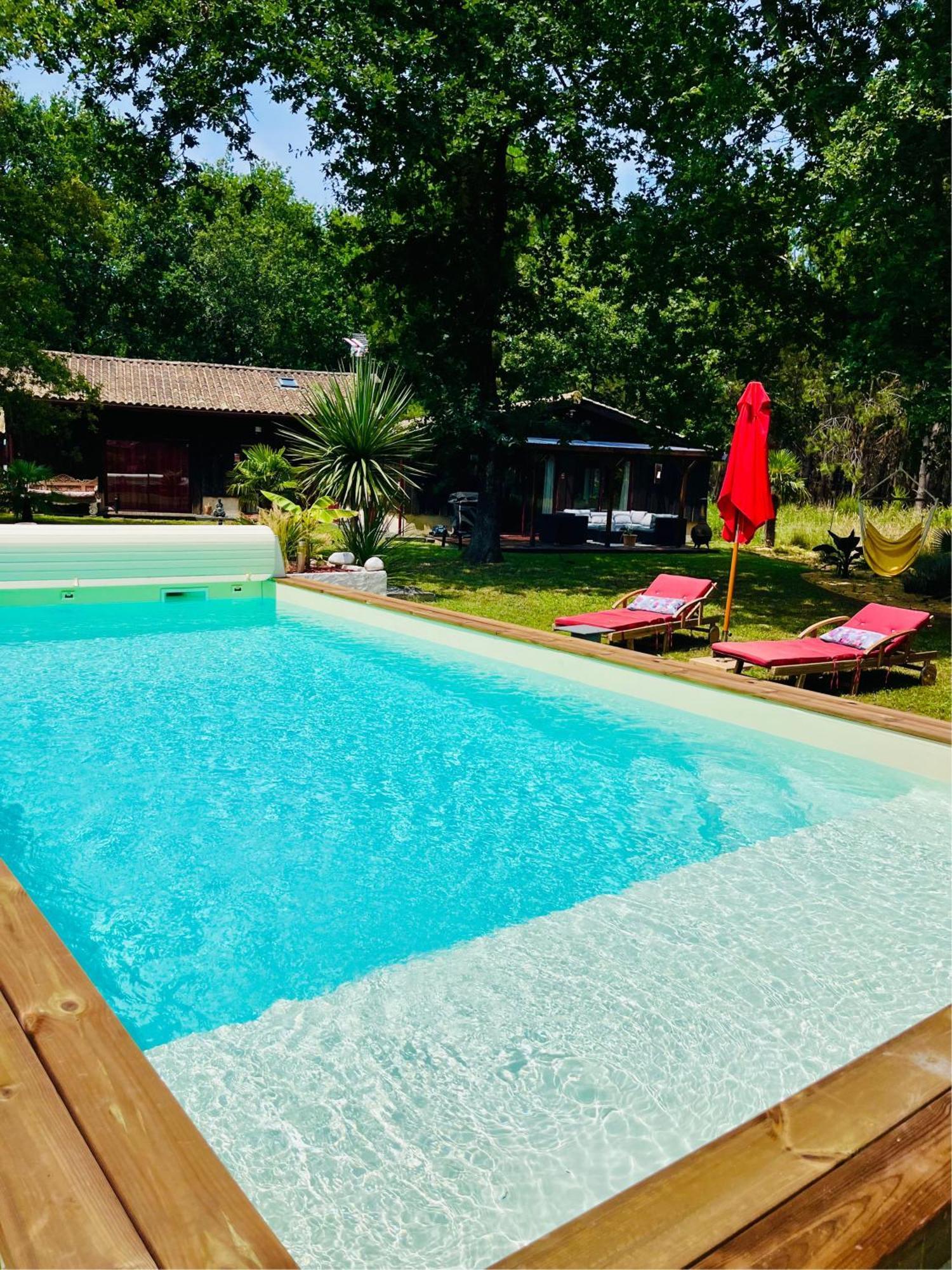 House De La Canopee, Swimming Pool, Lake, Forest, Large Garden And Wifi Hourtin Zewnętrze zdjęcie